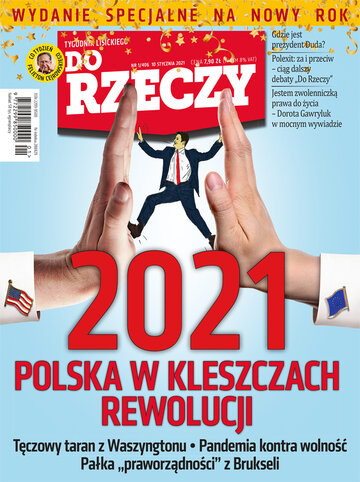 Okładka tygodnika „Do Rzeczy”, wydanie nr 1/2021 (406)