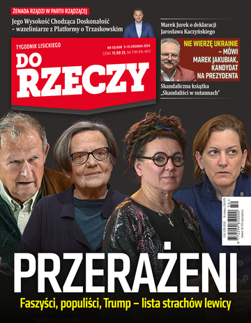 Okładka tygodnika „Do Rzeczy”, wydanie nr 50/2024 (608)