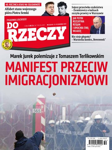 Okładka tygodnika „Do Rzeczy”, wydanie nr 50/2021 (455)