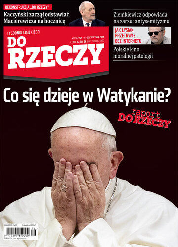 Okładka tygodnika „Do Rzeczy”, wydanie nr 16/2018 (269)