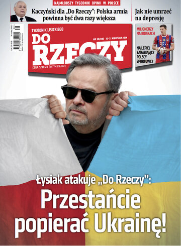 Okładka tygodnika „Do Rzeczy”, wydanie nr 38/2014 (86)