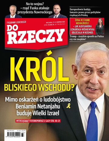Okładka tygodnika „Do Rzeczy”, wydanie nr 33/2025 (642)