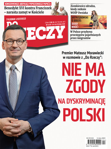 Okładka tygodnika „Do Rzeczy”, wydanie nr 4/2020 (357)