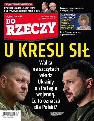 Okładka tygodnika „Do Rzeczy”, wydanie nr 7/2024 (565)