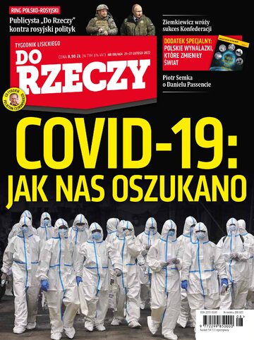 Okładka tygodnika „Do Rzeczy”, wydanie nr 8/2022 (464)