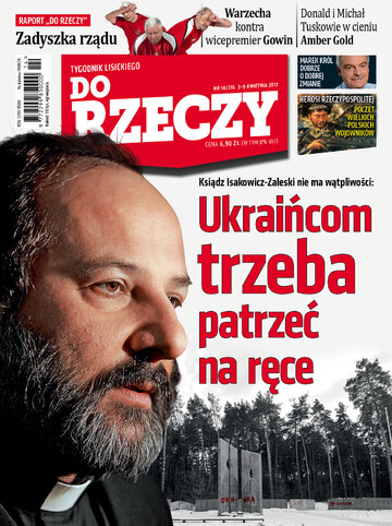 Okładka tygodnika „Do Rzeczy”, wydanie nr 14/2017 (216)