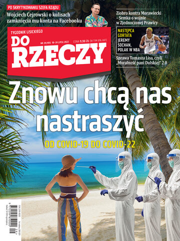 Okładka tygodnika „Do Rzeczy”, wydanie nr 29/2022 (485)