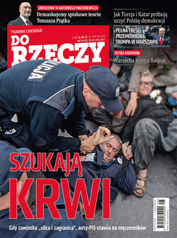 Okładka tygodnika „Do Rzeczy”, wydanie nr 28/2017 (230)