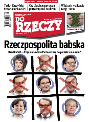 Okładka tygodnika „Do Rzeczy”, wydanie nr 41/2014 (89)