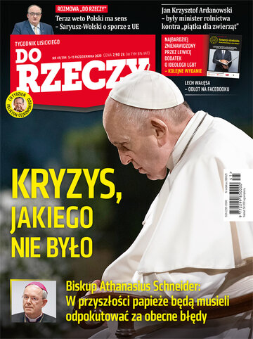 Okładka tygodnika „Do Rzeczy”, wydanie nr 41/2020 (394)