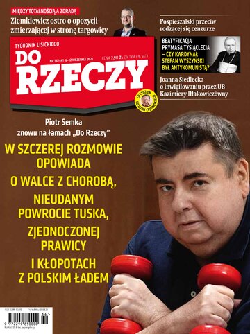 Okładka tygodnika „Do Rzeczy”, wydanie nr 36/2021 (441)