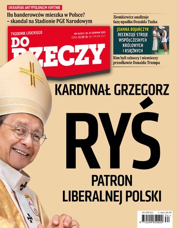 Okładka tygodnika „Do Rzeczy”, wydanie nr 34/2025 (643)