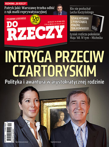 Okładka tygodnika „Do Rzeczy”, wydanie nr 20/2018 (272)