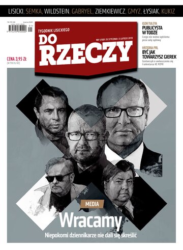 Okładka tygodnika „Do Rzeczy”, wydanie nr 1/2013 (1)