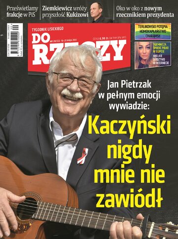 Okładka tygodnika „Do Rzeczy”, wydanie nr 20/2017 (222)