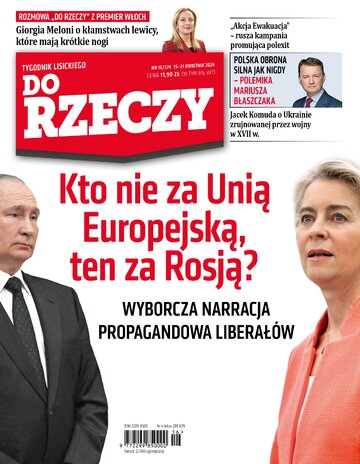 Okładka tygodnika „Do Rzeczy”, wydanie nr 16/2024 (574)