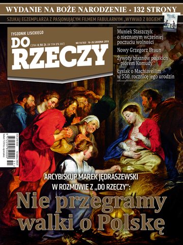 Okładka tygodnika „Do Rzeczy”, wydanie nr 51/2019 (353)