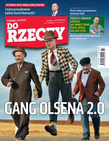 Okładka tygodnika „Do Rzeczy”, wydanie nr 32/2025 (641)
