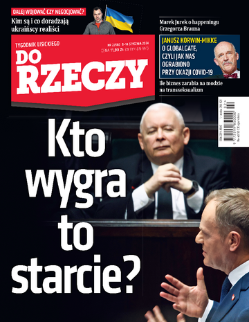 Okładka tygodnika „Do Rzeczy”, wydanie nr 2/2024 (560)