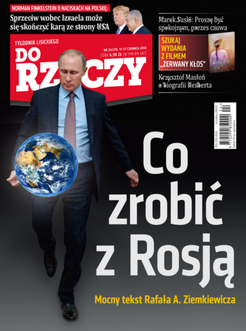 Okładka tygodnika „Do Rzeczy”, wydanie nr 24/2018 (276)