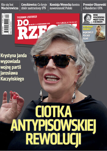 Okładka tygodnika „Do Rzeczy”, wydanie nr 40/2016 (191)