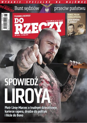 Okładka tygodnika „Do Rzeczy”, wydanie nr 18/2016 (169)