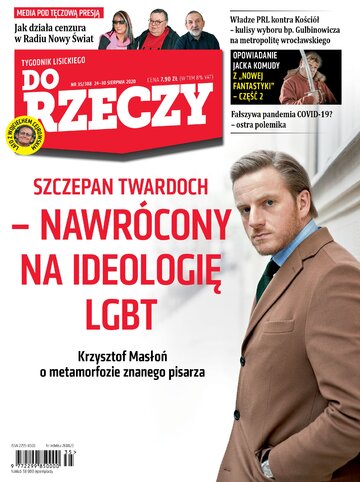 Okładka tygodnika „Do Rzeczy”, wydanie nr 35/2020 (388)