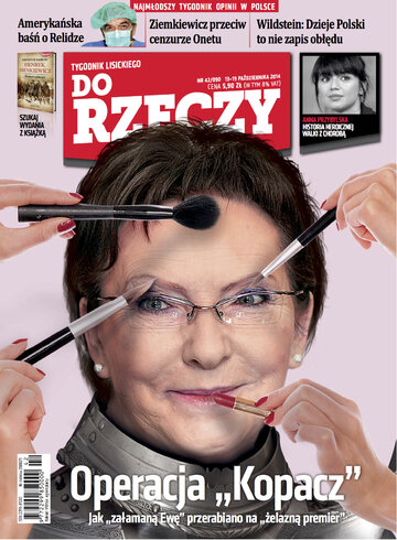 Okładka tygodnika „Do Rzeczy”, wydanie nr 42/2014 (90)