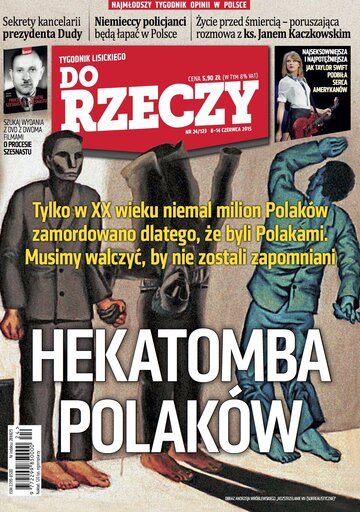 Okładka tygodnika „Do Rzeczy”, wydanie nr 24/2015 (123)