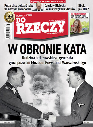 Okładka tygodnika „Do Rzeczy”, wydanie nr 45/2014 (93)