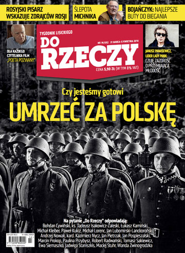 Okładka tygodnika „Do Rzeczy”, wydanie nr 14/2014 (62)