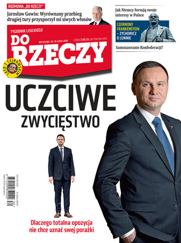 Okładka tygodnika „Do Rzeczy”, wydanie nr 30/2020 (383)