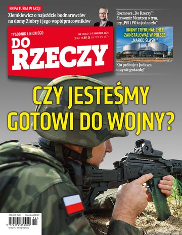 Okładka tygodnika „Do Rzeczy”, wydanie nr 14/2024 (572)