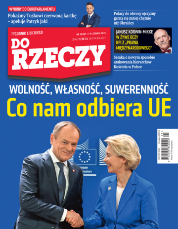 Okładka tygodnika „Do Rzeczy”, wydanie nr 23/2024 (581)