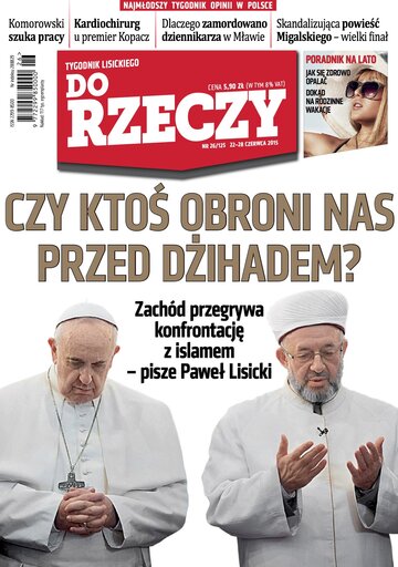 Okładka tygodnika „Do Rzeczy”, wydanie nr 26/2015 (125)