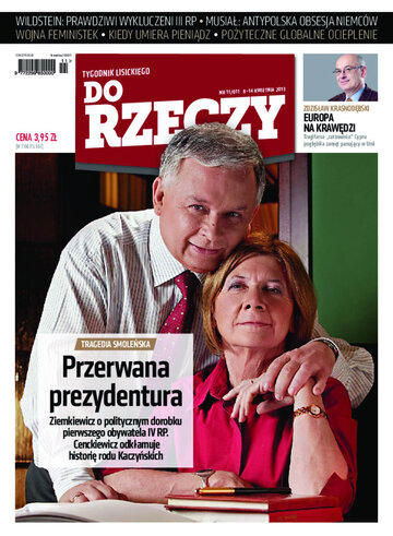 Okładka tygodnika „Do Rzeczy”, wydanie nr 11/2013 (11)