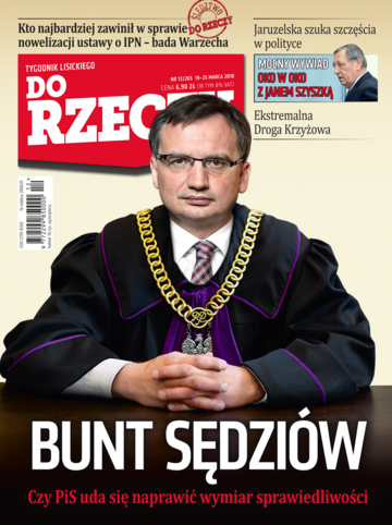 Okładka tygodnika „Do Rzeczy”, wydanie nr 12/2018 (265)