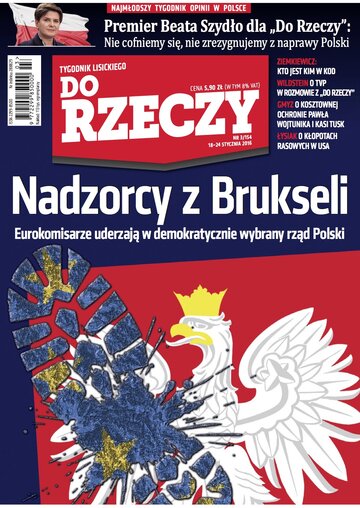 Okładka tygodnika „Do Rzeczy”, wydanie nr 3/2016 (154)