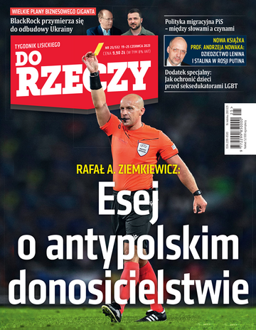 Okładka tygodnika „Do Rzeczy”, wydanie nr 25/2023 (532)