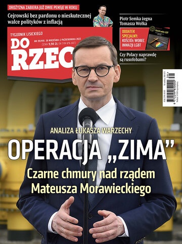 Okładka tygodnika „Do Rzeczy”, wydanie nr 39/2022 (495)