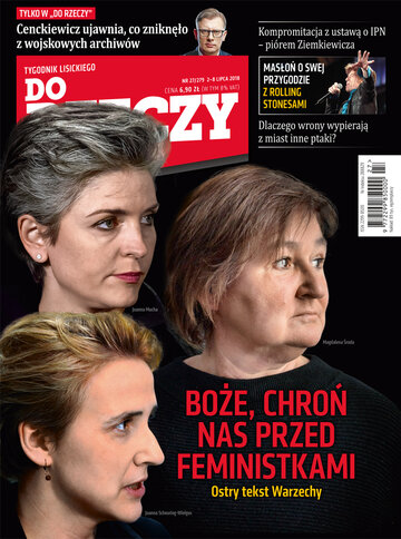 Okładka tygodnika „Do Rzeczy”, wydanie nr 27/2018 (279)