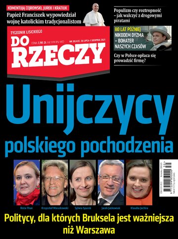 Okładka tygodnika „Do Rzeczy”, wydanie nr 30/2021 (435)