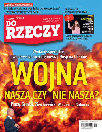 Okładka tygodnika „Do Rzeczy”, wydanie nr 8/2023 (515)