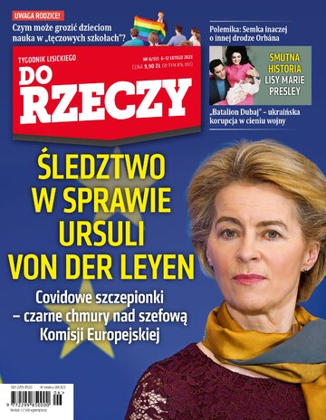 Okładka tygodnika „Do Rzeczy”, wydanie nr 6/2023 (513)