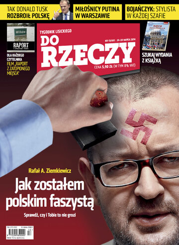 Okładka tygodnika „Do Rzeczy”, wydanie nr 13/2014 (61)