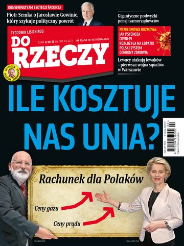 Okładka tygodnika „Do Rzeczy”, wydanie nr 2/2022 (458)