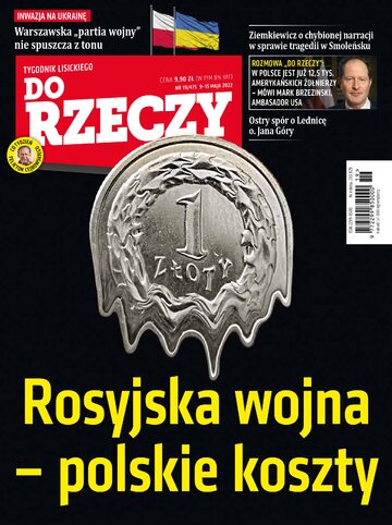 Okładka tygodnika „Do Rzeczy”, wydanie nr 19/2022 (475)