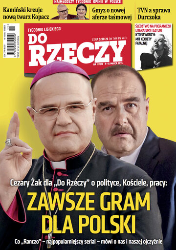 Okładka tygodnika „Do Rzeczy”, wydanie nr 11/2015 (110)