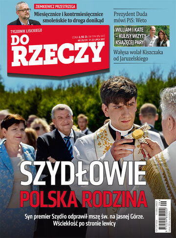 Okładka tygodnika „Do Rzeczy”, wydanie nr 29/2017 (231)