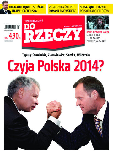 Okładka tygodnika „Do Rzeczy”, wydanie nr 1/2014 (49)